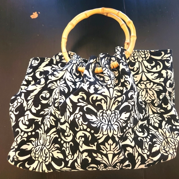 Banana Republic Handbags - Bamboo Handle Purse